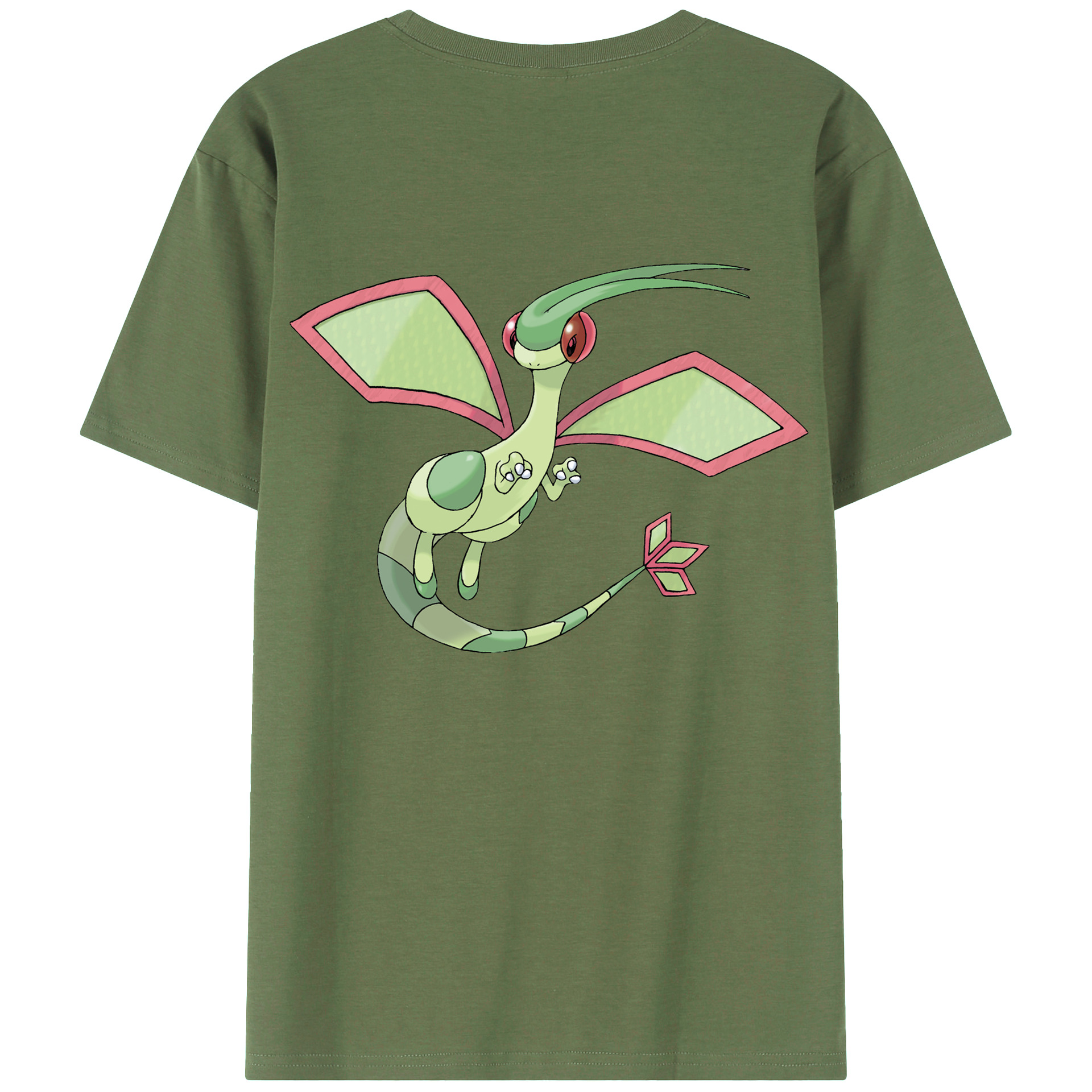 （画像用） ポケットモンスター Pokémon 綿100％ メンズ半袖Tシャツ（バックプリント） 通気性